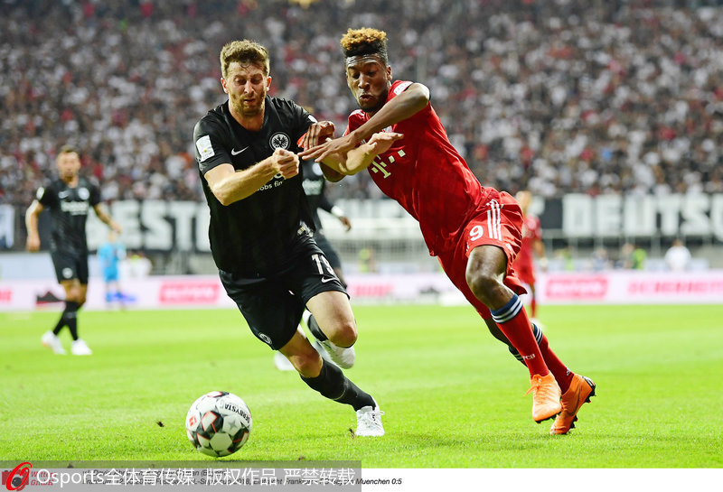 乌拉圭爆冷巴黎，科曼完成帽子戏法